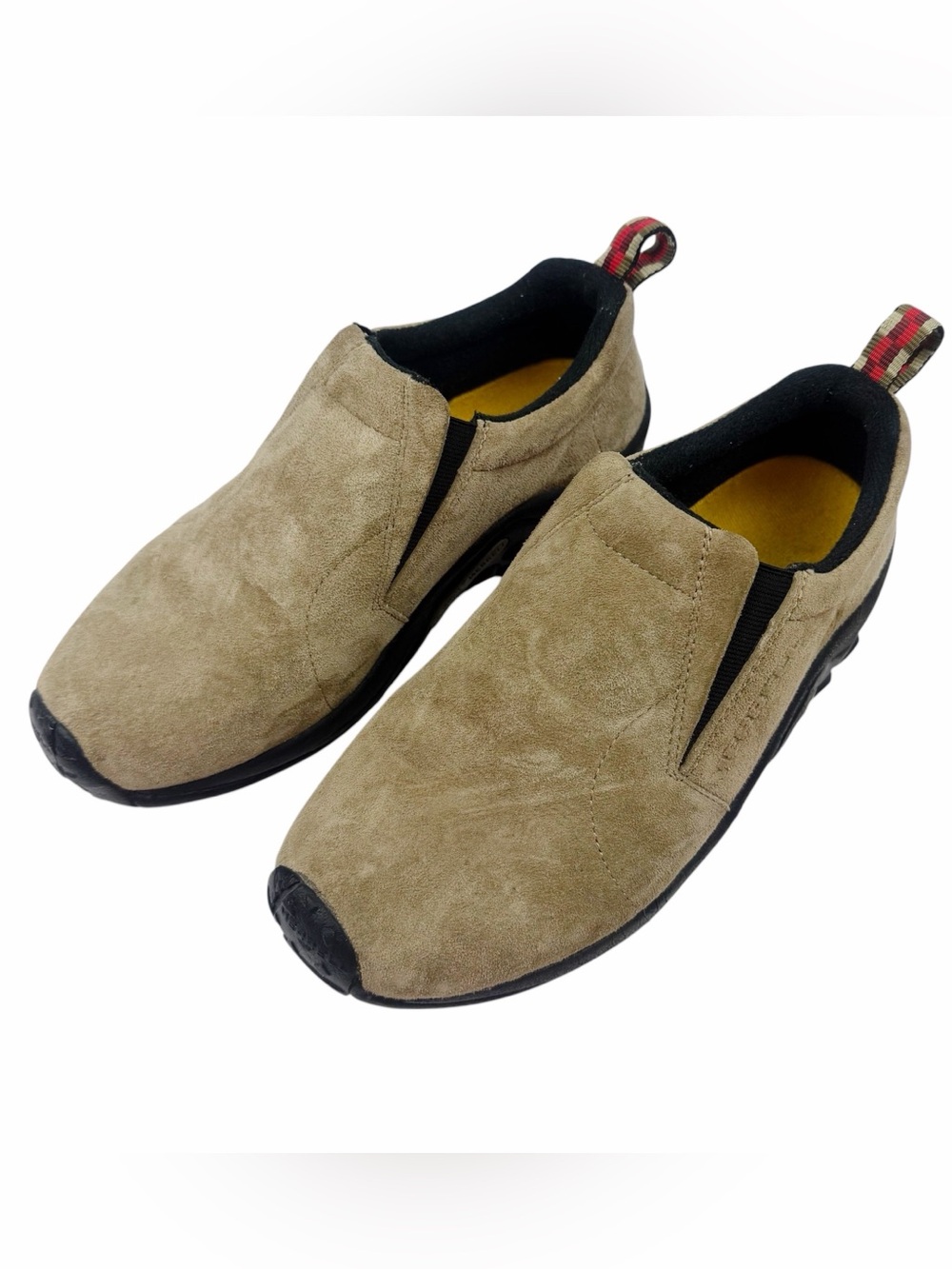 Merrell Jungle Moc Tan Suede Slip On Shoes Size 7.5
